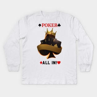 Poker Kids Long Sleeve T-Shirt